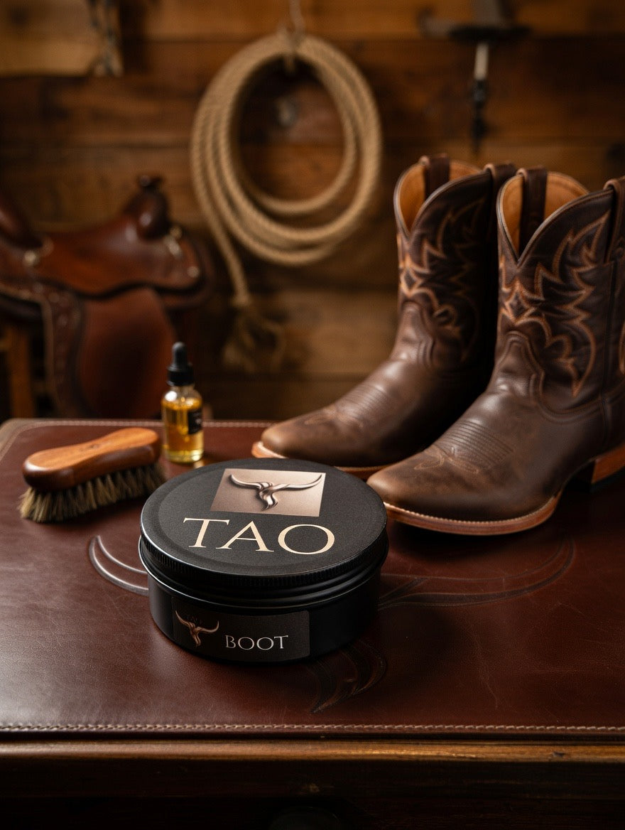TAO Texas Boot Cream – Premium Natural Leather Boot Cream & Conditioner 4oz