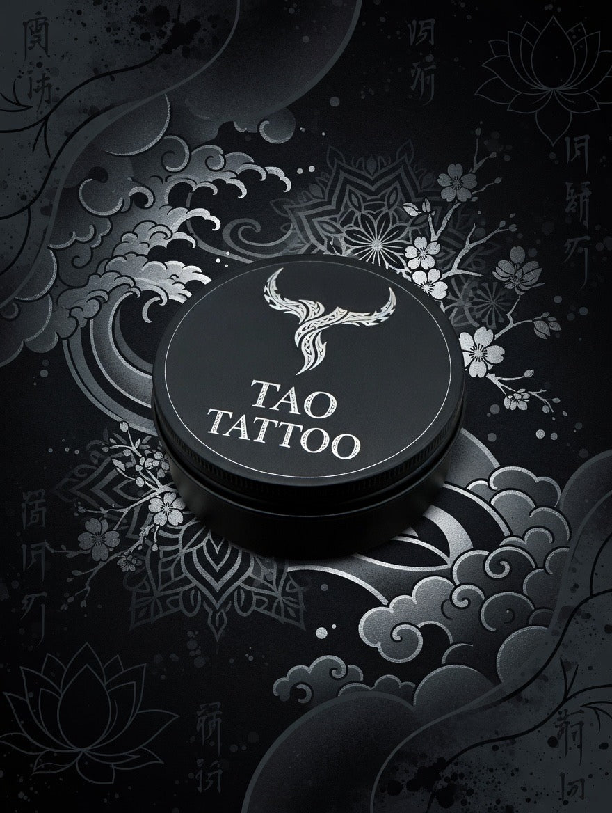 TAO TATTOO Revival Balm | Natural Tattoo Aftercare Balm with Grass-Fed Tallow & Jojoba Oil (4 oz)